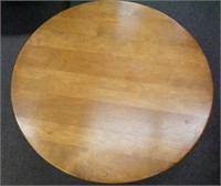 Ethan Allen solid Maple Round Coffee Table