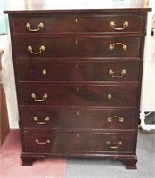 Antique Cabinet Makers 6 Drawer Chest