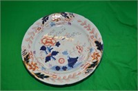 LARGE GAUDY WELSH STAFFORDSHIRE PLATE