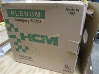 Box of Hitachi Plenum Cat6 Eco Cables.