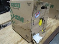Box of Hitachi Plenum Cat6 Eco Cables.
