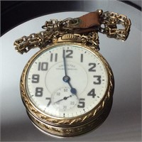 10kt Gold Filled 21-jewel Hamilton Pocket Watch