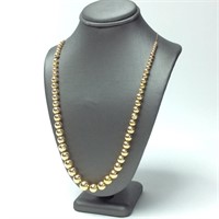 14kt Gold Add-a-bead Necklace Appx. 3.90dwt