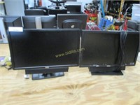 (2) Dell 22" LCD Monitors.