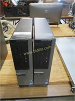 (2) Dell OptiPlex 3010 Desktop Computer.