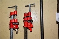 4 Pipe Clamps - 2  - 4' and 2 - 6'