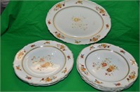 VINTAGE WOOD & SONS ENGLAND PLATES AND PLATTER