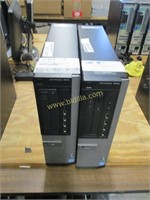 (2) Dell OptiPlex 7010 Desktop Computers.