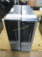 (2) Dell OptiPlex 7010 Desktop Computers.