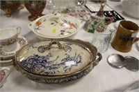 Myot and limoges(A/F) tureens and lids