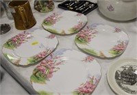 4 Royal Albert ' Blossom Time' tea plates.