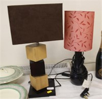 Charity Sale. 2 lamps with shades.