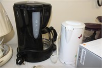 Charity Sale.  Coffee maker and kettle