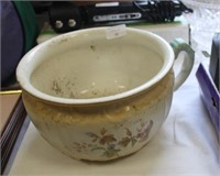 Floral chamber pot