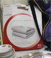 Lowry single heated blanket