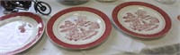 3 Japanese plates 1 A/F