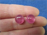 2 pink madagascar rubies ~19.5ct