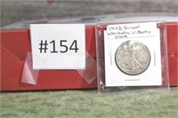 1943  Silver Walking Liberty Half Dollar