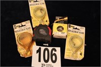 TAPE MEASURE W/ ASSORTED REPLACEMENT BLADES