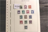 1975-78 Deutschland Berlin Collector Stamps