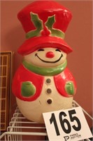BLOW MOLD SNOWMAN 14" BY UNION