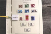 1975-76 Deutschland Bundesrepublik Collector Stamp