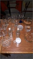 Box lot of assorted glassware