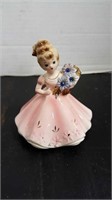 Josef originals japan pink girl figurine