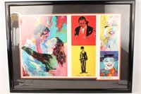 LEROY NEIMAN SIGNED POSTER OF JOKER CHAPLIN & MORE