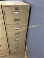 Heavy duty 4 drawer metal file cabinet