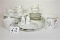 Vintage Dishes - 8 Large Dinner Plates, 12