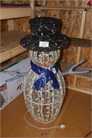 Large Decorative Outdoor Snowman that Lights up