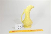 Vintage McCoy Yellow Pitcher Vase w/Grapes