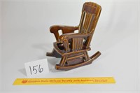 McCoy Rocking Chair Planter - chip on one leg,