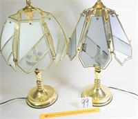 Pair of Brass Lamps