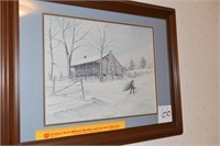 Fred Thrasher Print - Christmas Dream Signed &