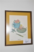 Framed Bill Granstaff Print - Easy as Pie Signed