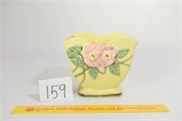 McCoy Wild Rose Planter - two very small chips on