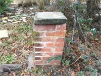Brick Pedestal w/ concrete cap