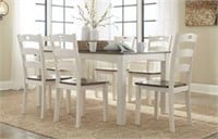 Ashley D335 Dining Table & 6 Chairs