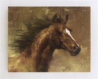 A8000054 Large 50 x 40 Aidric Horse Oil On Canvas