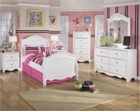 Ashley B188 Twin 5 pc Sleigh Bedroom Suite