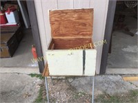 Wood Storage Box - 14x20x16