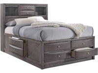 Elements Emily Gray King Size Storage Bed