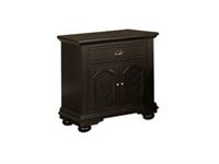 Elements Brook Black Large Night Stand