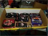 Box  Of Dale Earnhardt collectibles die cast cars
