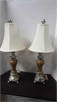 Beautiful matching lamps 26 in tall