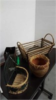 Beautiful basket pottery and other decorative