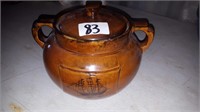 Stoneware Bean Pot