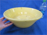 large antique crock bowl - 13inch diameter